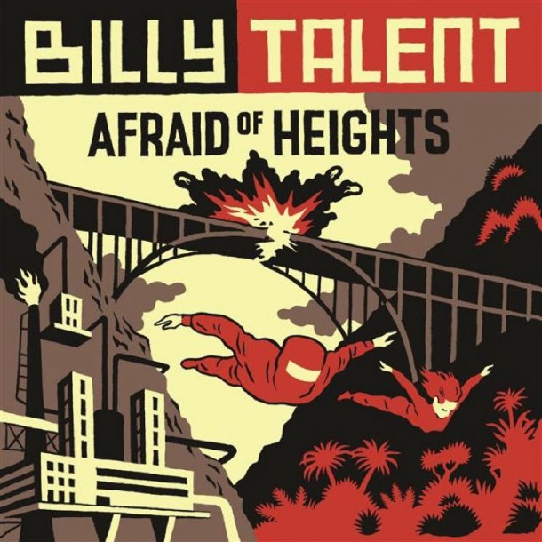 capa do novo disco do billy talent, "afraid of heights"