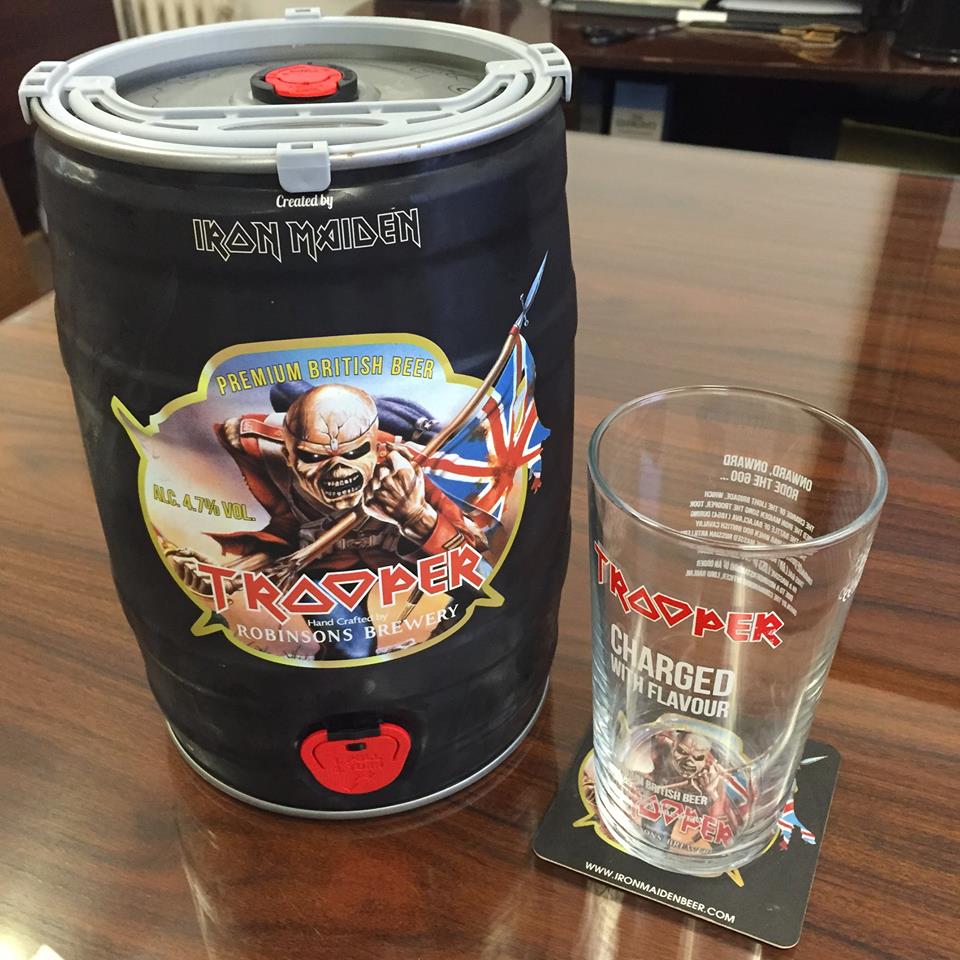 Cerveja do Iron Maiden é lançada em barril de 5 litros