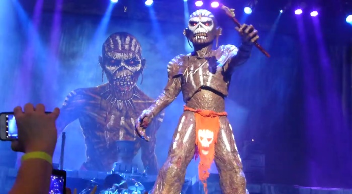 Iron Maiden faz primeiro show da turnê que irá passar pelo Brasil - vídeos