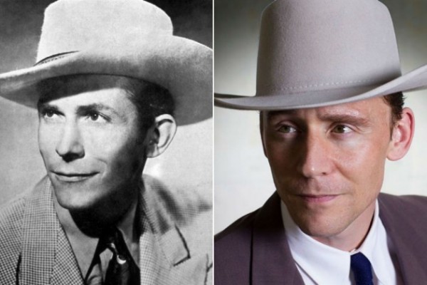 Tom Hiddleston como Hank Williams