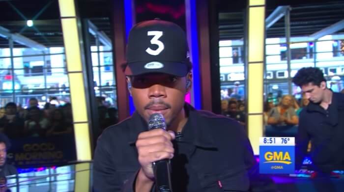 Chance The Rapper no Good Morning America