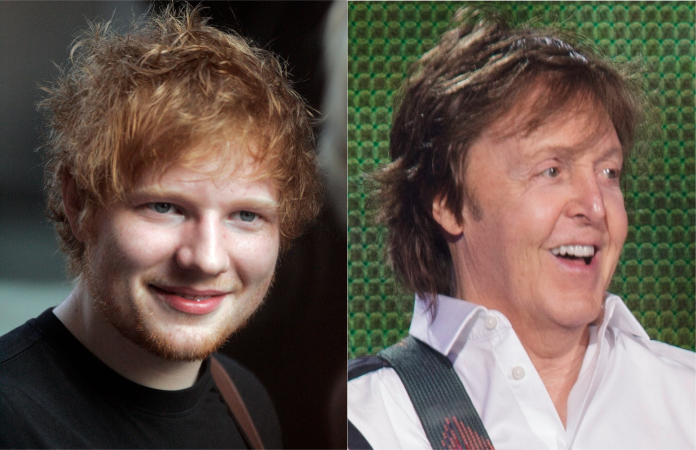 Ed Sheeran e Paul McCartney (Beatles)
