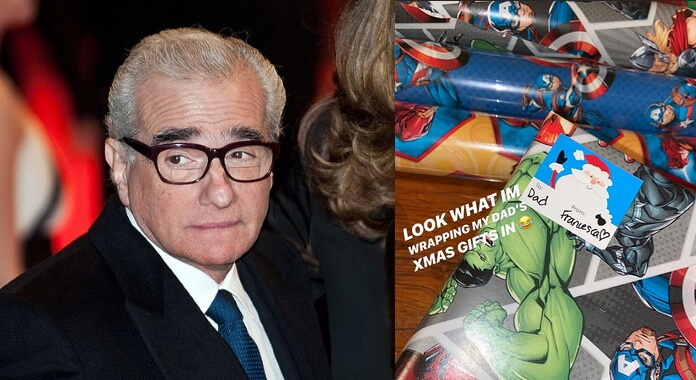 Marin Scorsese e presentes de Natal com papel da Marvel