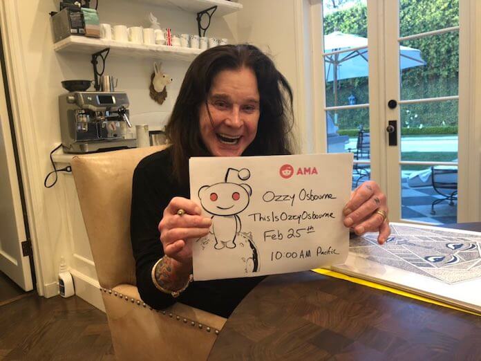 Ozzy Osbourne no Reddit AMA