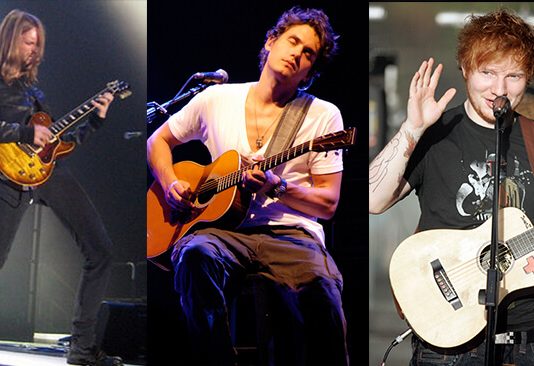 James Valentine (Maroon 5), John Mayer e Ed Sheeran