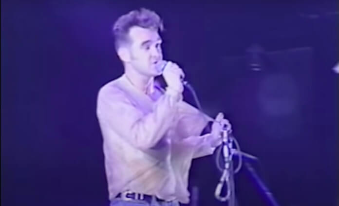 Morrissey no show de Dallas em 1991