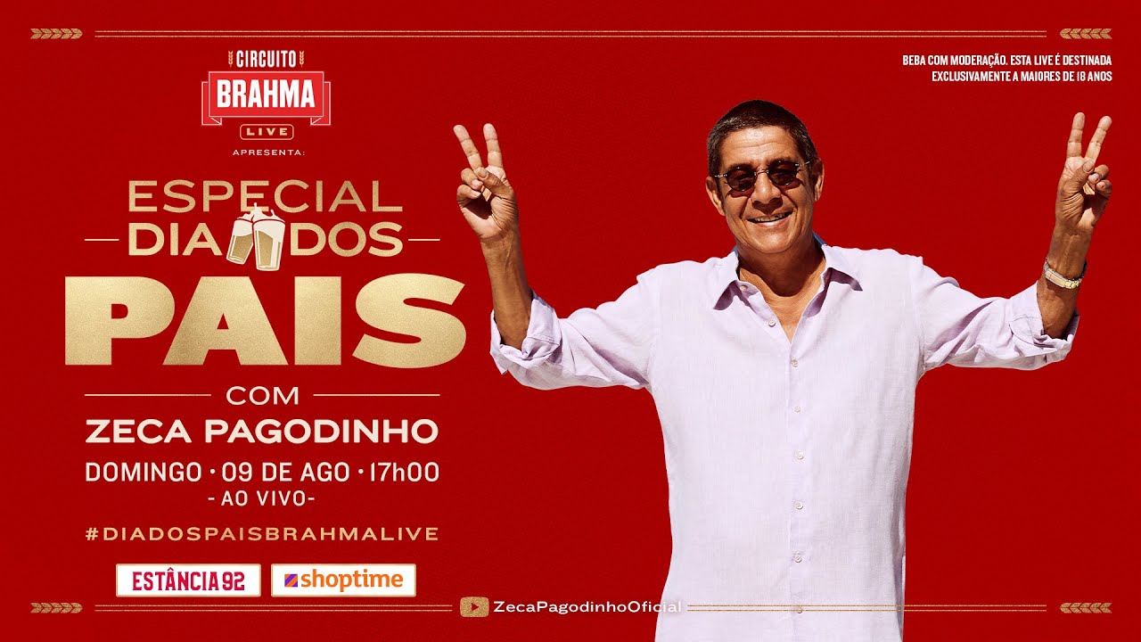 AO VIVO: Zeca Pagodinho celebra Dia dos Pais com live especial — assista