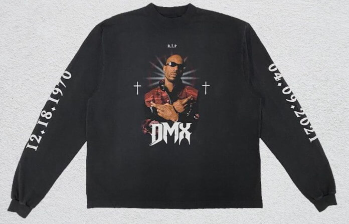 Homenagem a DMX por Kanye West e Balenciaga