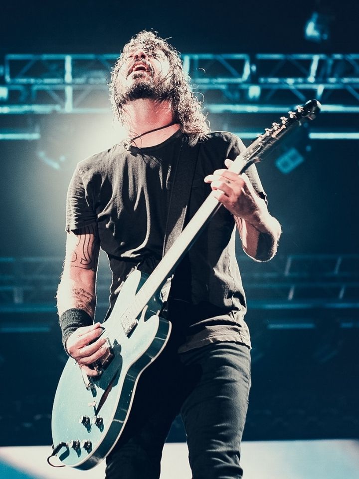 Dave Grohl em show do Foo Fighters