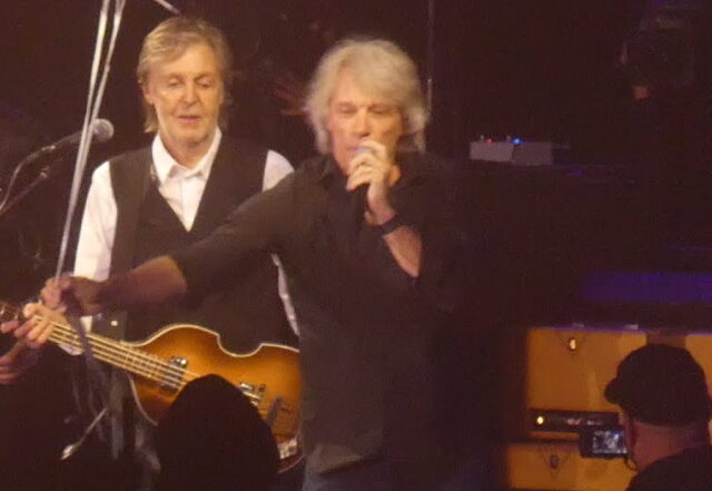 Paul McCartney e Bon Jovi em New Jersey, 2022