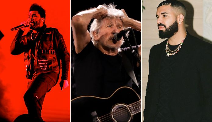 The Weeknd, Roger Waters e Drake