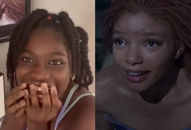 Vídeo emocionante mostra crianças pretas reagindo ao trailer do live-action de "A Pequena Sereia"; veja