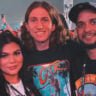 Filipe Luís, do Flamengo, em show do Guns N' Roses