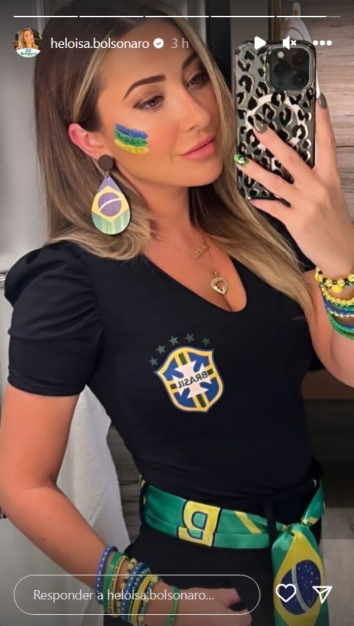 Heloísa Bolsonaro na Copa do Mundo