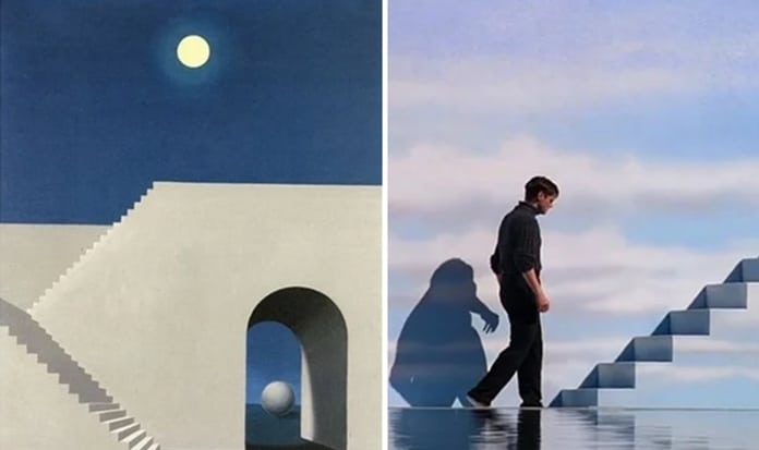 O Show de Truman, de Peter Weir (1998) / Architeture au Clair de Lune, de René Magritte (1856)