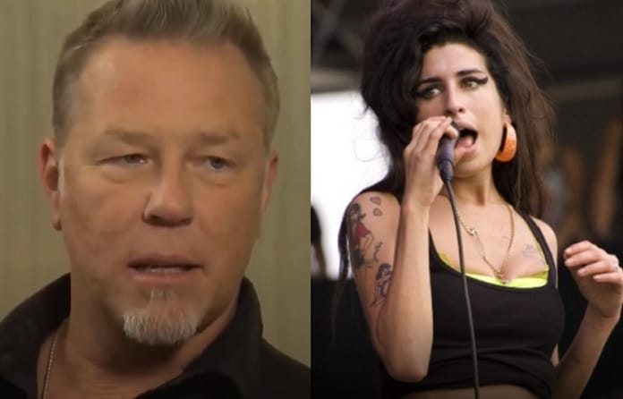 James Hetfield e a história de como Amy Winehouse inspirou uma música do Metallica