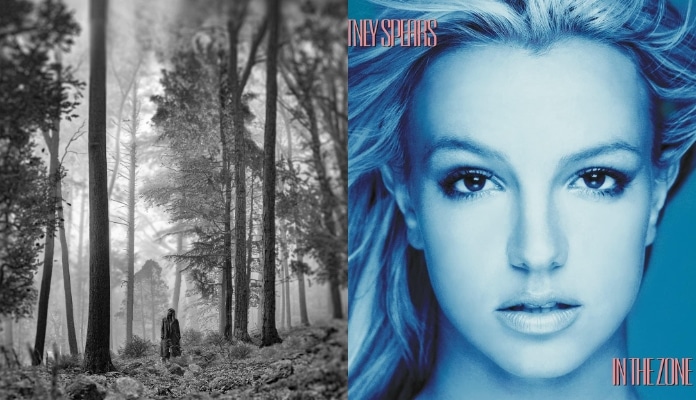 Discos Taylor Swift e Britney Spears