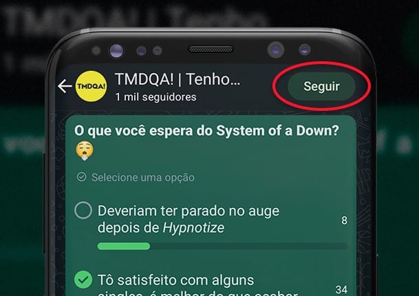 Instruções Whatsapp TMDQA 2