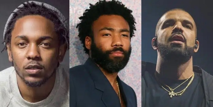 Childish Gambino aponta como a rivalidade entre Kendrick Lamar e Drake pode refletir na sociedade atual
