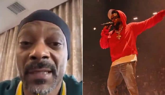 Snoop Dogg diz que Kendrick Lamar é o Rei do Oeste