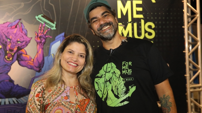 Simone Marçal e Daniel Morelo, sócios da MM Projetos Culturais - Foto Cláudio Postay - Formemus 2023