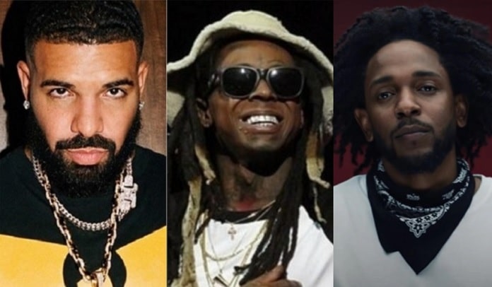 Lil Wayne deixa Kendrick Lamar de fora da lista de melhores rappers de todos os tempos