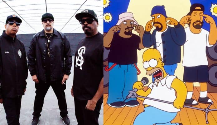 28 anos depois, lendário grupo de Rap transforma em realidade piada feita em episódio de "Os Simpsons"