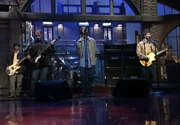 Oasis no talk show de David Letterman em 1995