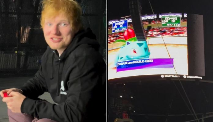 Ed Sheeran joga Pokémon e diz que seria virgem se não fosse músico