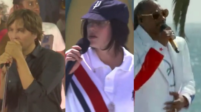 Phoenix, Billie Eilish e Snoop Dogg se apresentam no encerramento das Olimpíadas