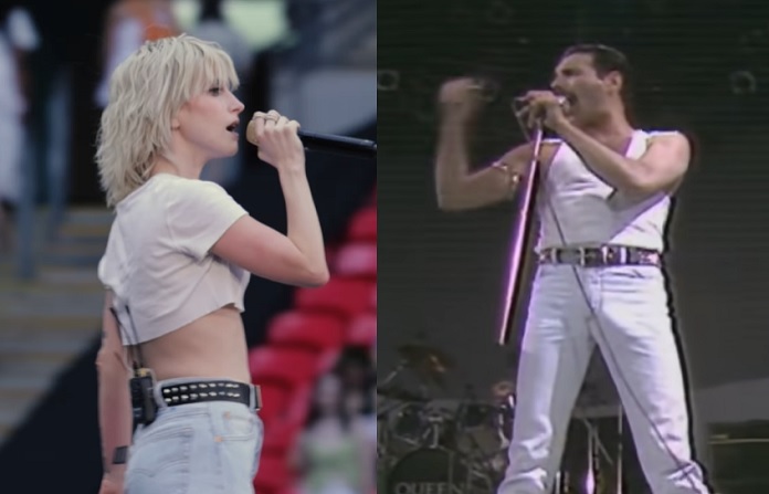 Paramore presta homenagem a Freddie Mercury durante show em Wembley; veja