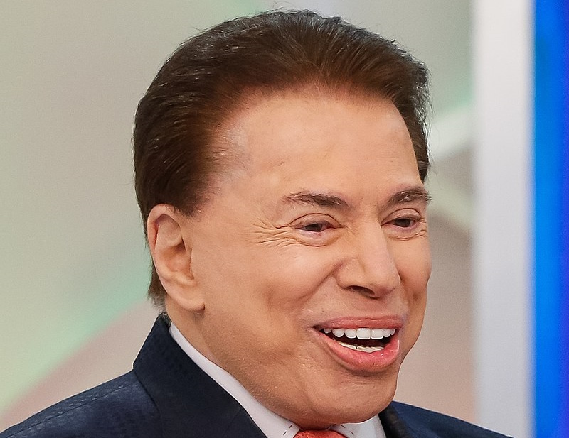 Silvio Santos em programa do SBT em 2018