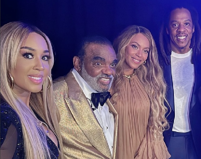 Jay-Z e Beyoncé com o The Isley Brothers