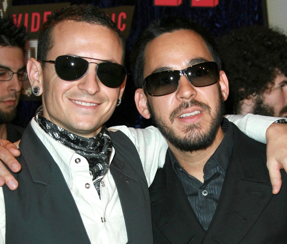 Chester Bennington e Mike Shinoda, do Linkin Park