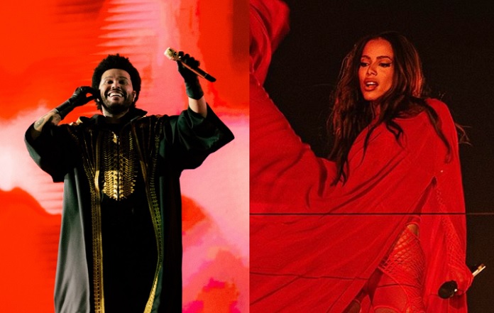 The Weeknd libera vídeo da parceria explosiva com Anitta gravada durante o show no Brasil; veja